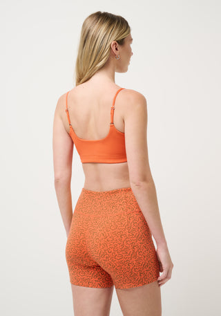 Ablaze Ribbed Bra Top