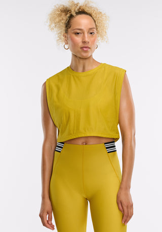 Basketball Mesh Crew Neck Muscle Tank