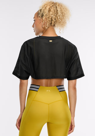 Basketball Mesh V-Neck Short Sleeve Tee