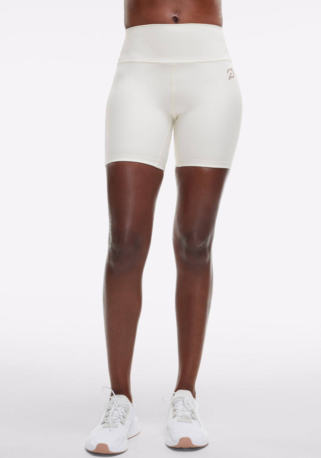Pocket Biker Shorts White