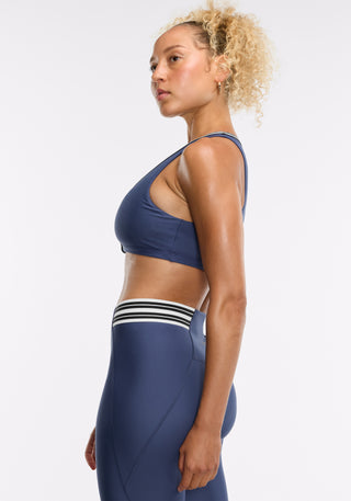 Merit V-Neck Button Henley Bra