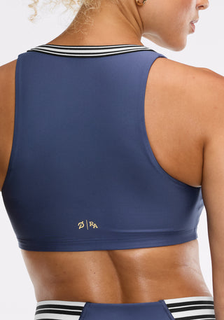 Merit V-Neck Button Henley Bra