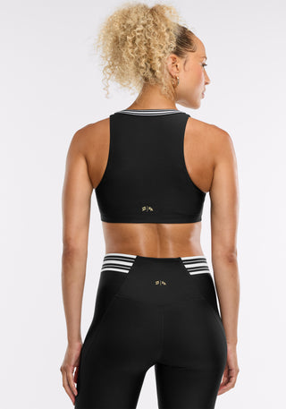 Merit V-Neck Button Henley Bra