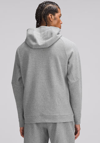 Textured Double-Knit Cotton Hoodie