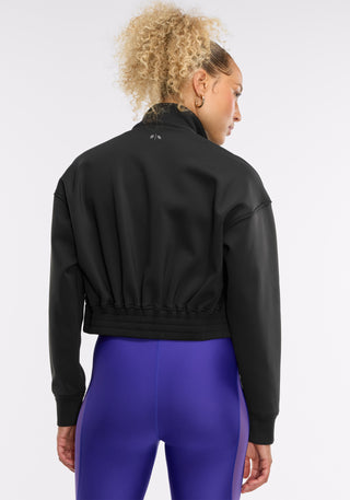 Interlock Cropped Bomber