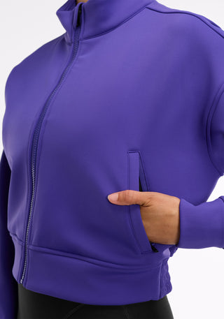 Interlock Cropped Bomber