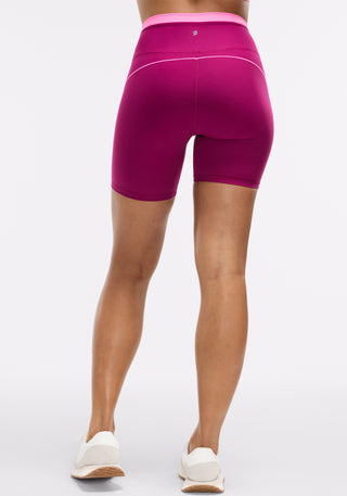 Cadent Contrast Waistband Bike Short 7"