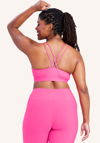 Cadent High Neck Cire Strappy Elevate Bra