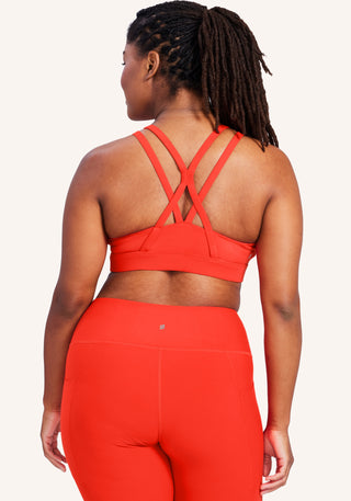 Cadent High Neck Strappy Elevate Bra