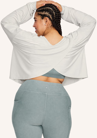 Dreamblend Surplice Back Long Sleeve