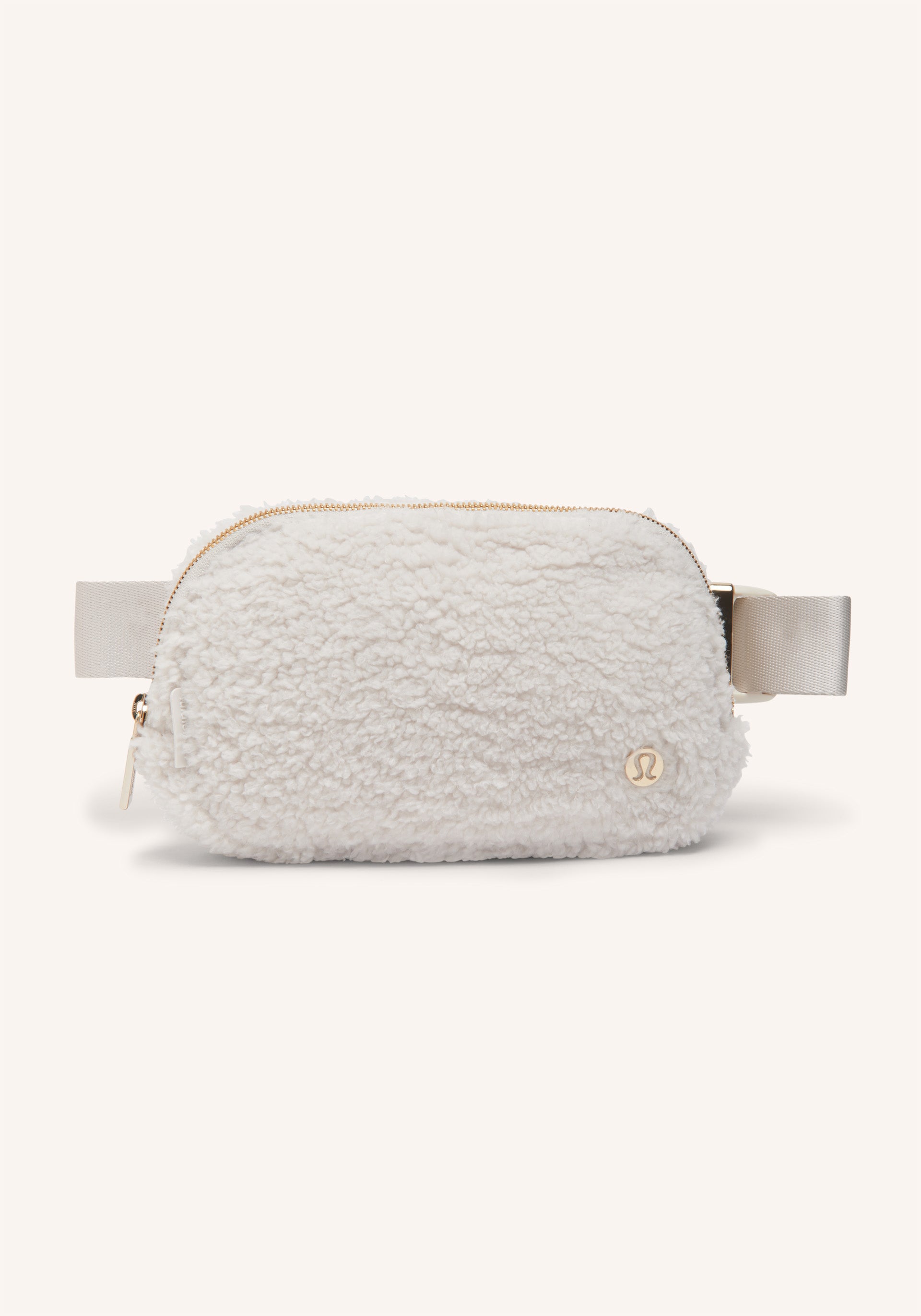 Fleece everywhere belt bag selling white opal