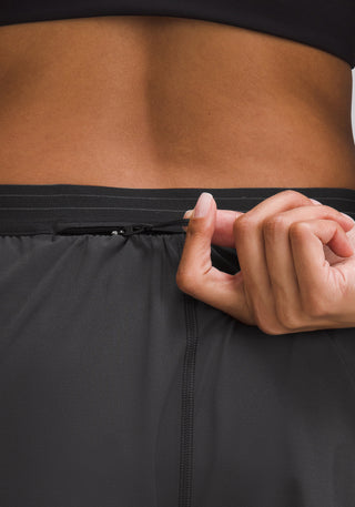 Split-Hem High-Rise Running Short 3"