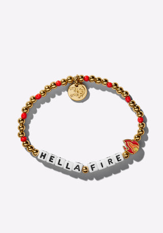 Peloton x Little Words Project Hella Fire Bracelet