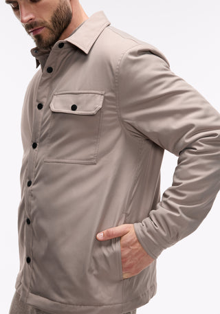 Insulated Snap-Front Overshirt