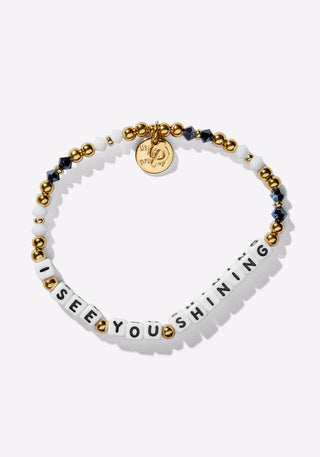 Peloton x Little Words Project I See You Shining Bracelet