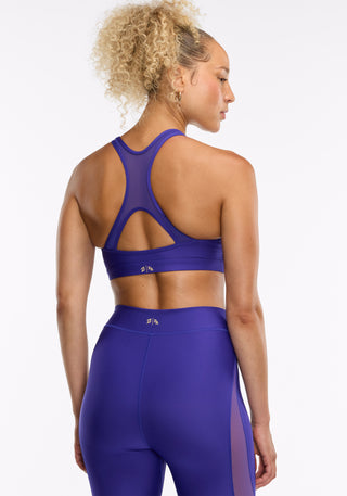 Merit High Neck Mesh Bra