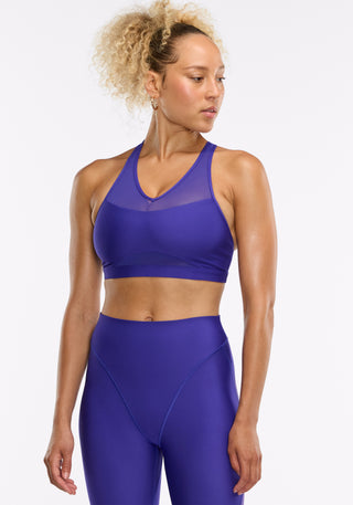 Merit High Neck Mesh Bra