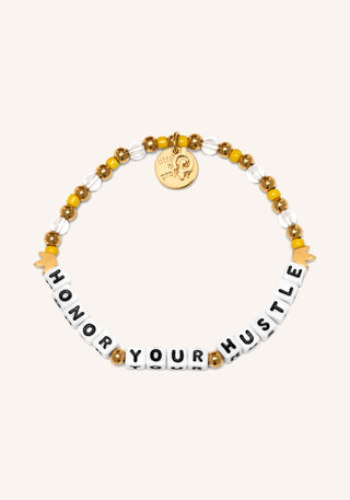 Peloton x Little Words Project Honor Your Hustle Bracelet