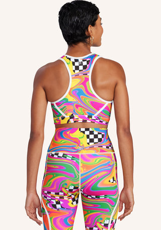 Brittany Allen x Peloton Printed Zipper Bra