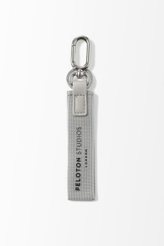 Peloton Studios Needlepoint Keychain