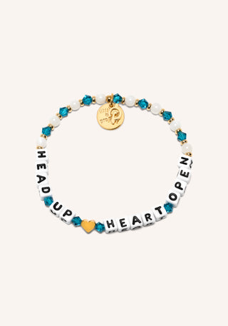 Head Up Heart Open Bracelet