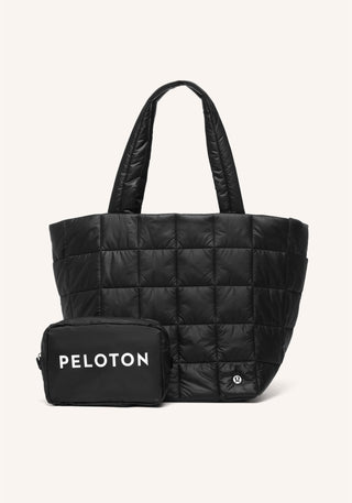 Quilted Grid Tote Bag 26L