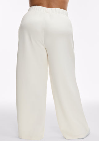 Washed Interlock Pintuck Pant