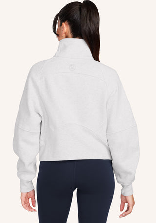 Scuba Oversized Funnel-Neck Half Zip