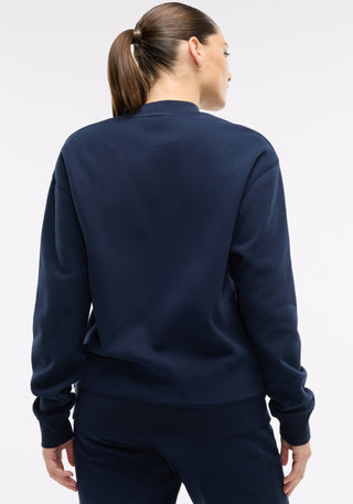 Soft Fleece Mock Neck Sweatshirt