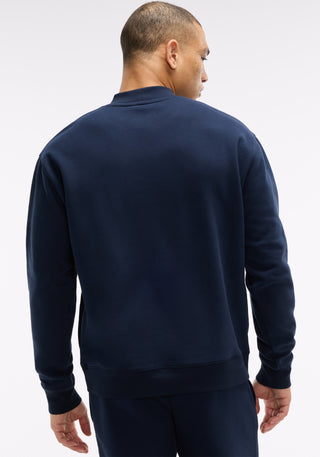 Soft Fleece Mock Neck Sweatshirt