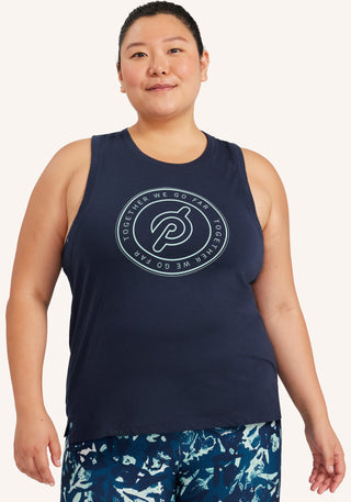 Cotton Racerback Split Hem Tank