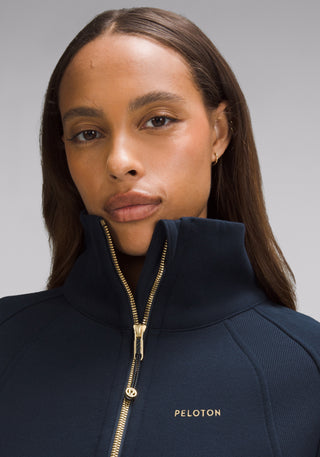 Scuba Oversized Funnel-Neck Half Zip