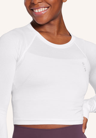 Swiftly Tech Cropped Long-Sleeve Shirt 2.0