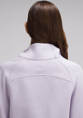 Scuba Oversized Funnel-Neck Half Zip