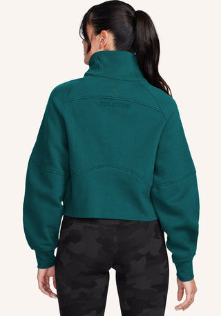 Scuba Oversized Funnel-Neck Half Zip