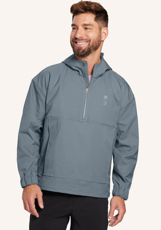 Smooth Twill Half-Zip Anorak