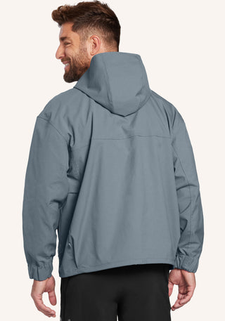 Smooth Twill Half-Zip Anorak