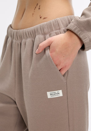 Waffle Wide Leg Sweatpant