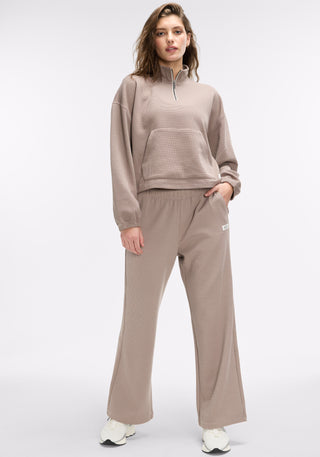 Waffle Wide Leg Sweatpant