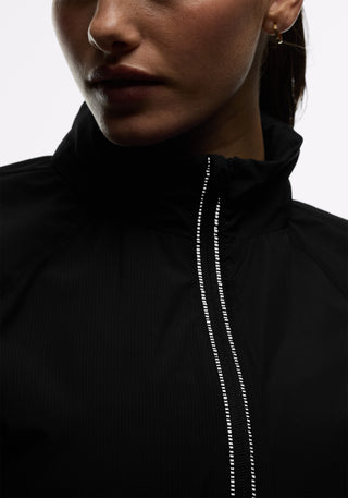 Woven Seamed Run Shell